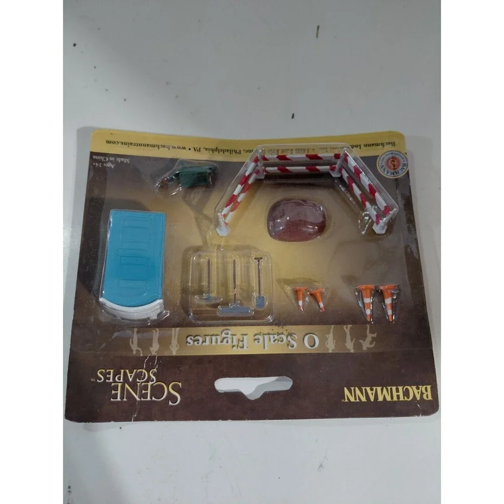 NIP Bachmann Scene Scapes O Gauge Model Railroad Building Site Accessories